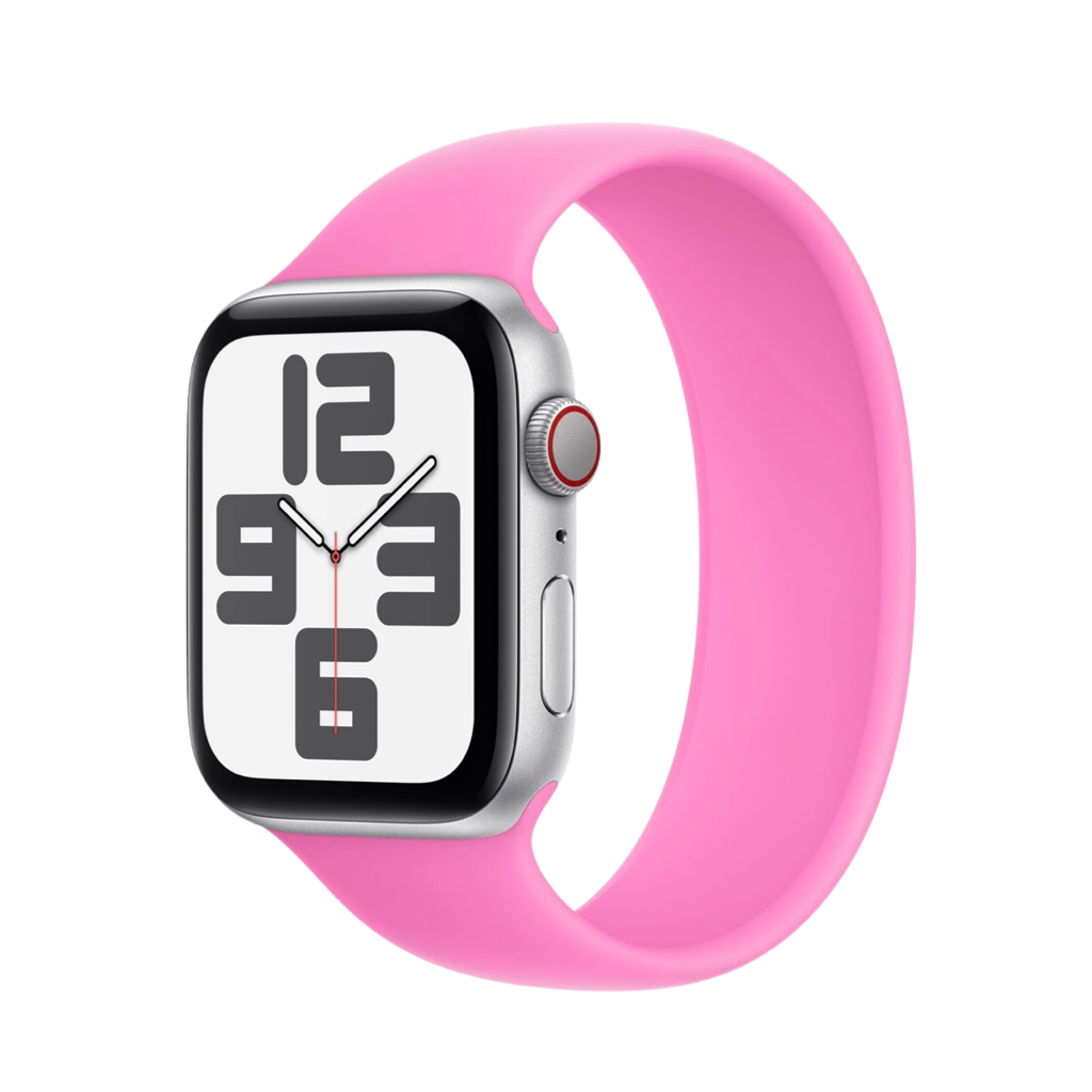 ساعت هوشمند 44 میلی‌متری اپل مدل SE Aluminum Case با بند سیلیکونی